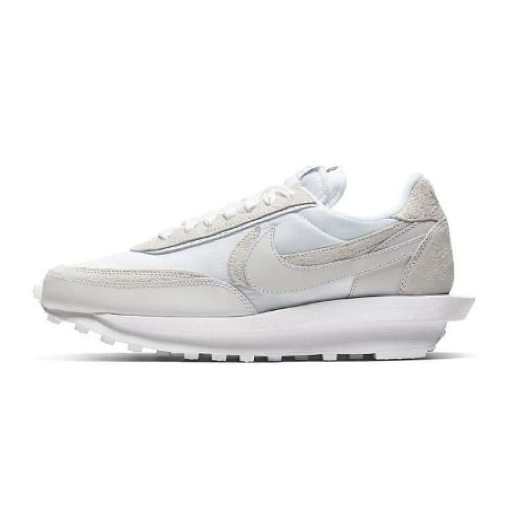 nike x sacai ldwaffle white nylon